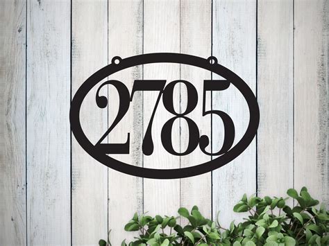 metal house numbers for hanging|individual metal house numbers.